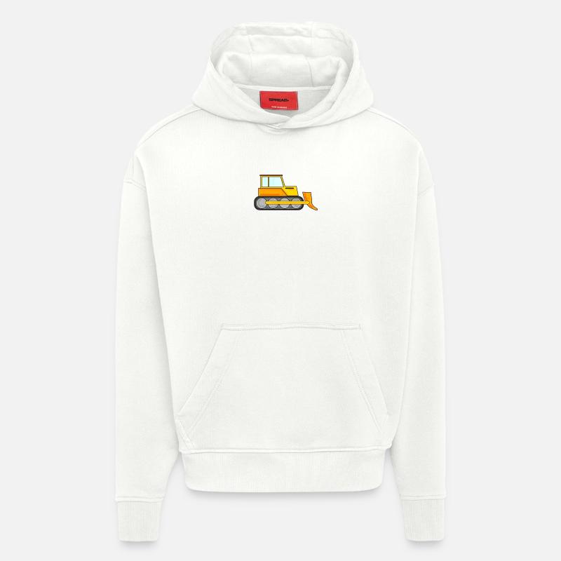 Construction trailer - Hoodie- made by SPREAD  - OFF WHITE
