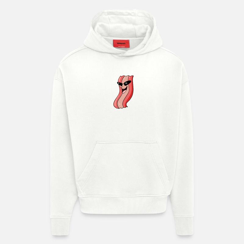 Bacon cool - Hoodie- made by SPREAD  - OFF WHITE
