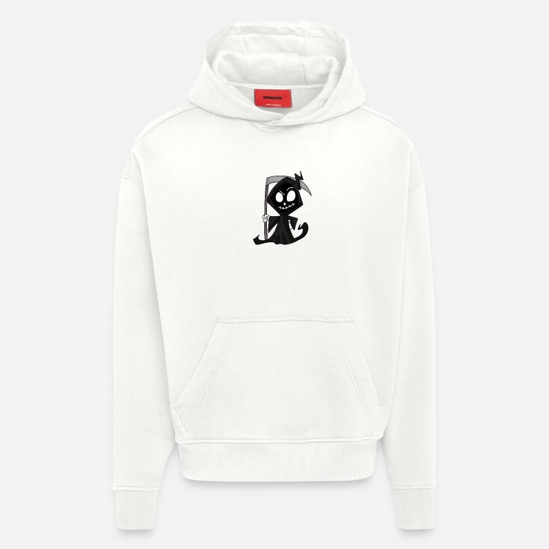 Sensenmann mit Sense - Halloween - Hoodie- made by SPREAD - OFF WHITE