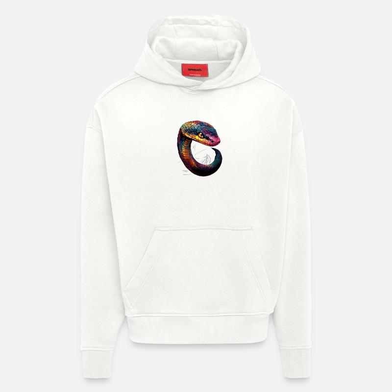 snake, python, cobra, rattlesnake, snakes - Hoodie- made by SPREAD  - OFF WHITE