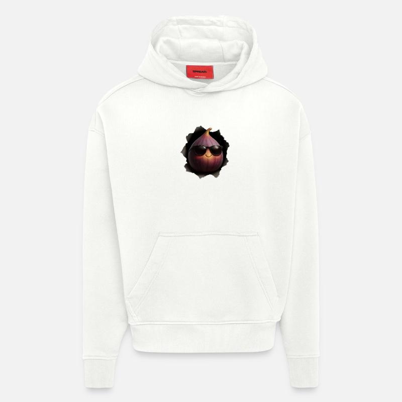 Figue - Sweat à capuche bio épais oversize fabriqué en UE - OFF WHITE