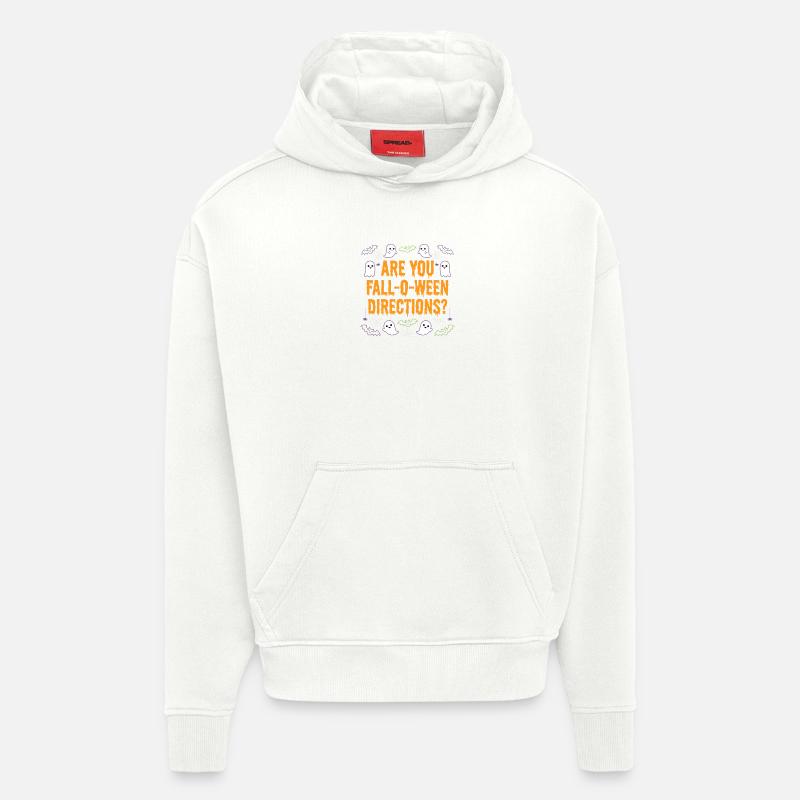 Bist du ein Herbst-O-Ween-Anleitungslehrer? Hallow - Hoodie- made by SPREAD  - OFF WHITE