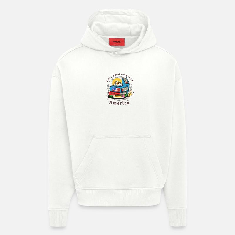 Lesen Sie Quer durch Amerika Hamster - Hoodie- made by SPREAD  - OFF WHITE