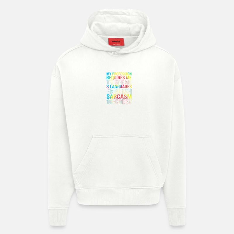 Medical Coder - Hoodie- made by SPREAD  - OFF WHITE