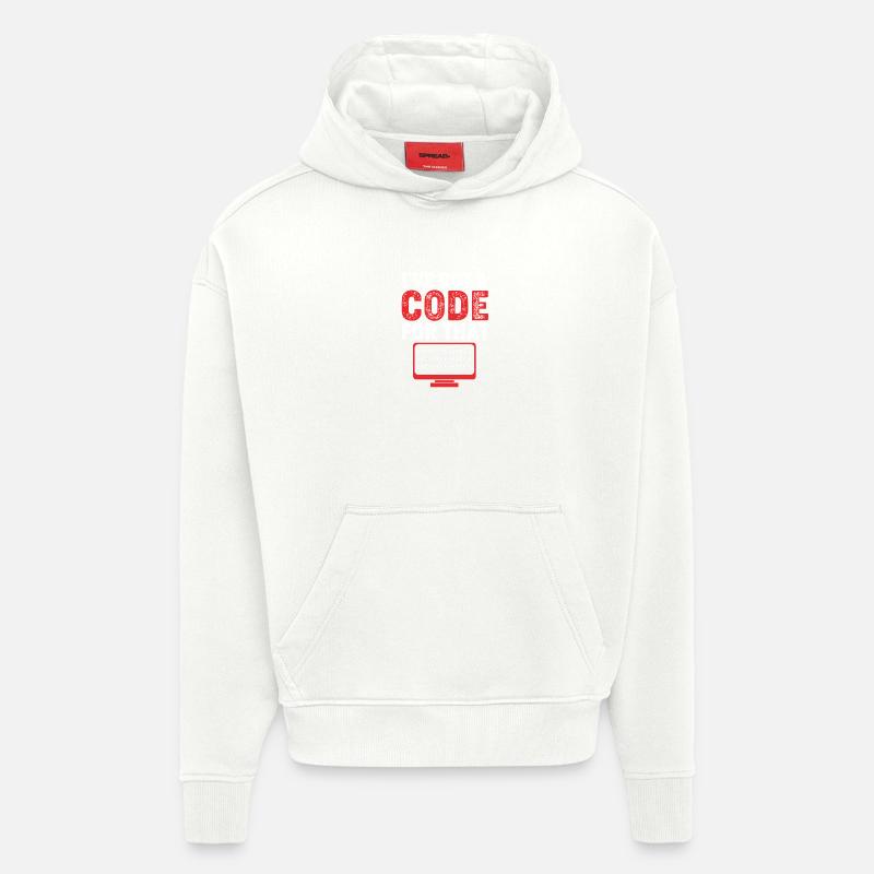 Medizin Coder - Hoodie- made by SPREAD  - OFF WHITE