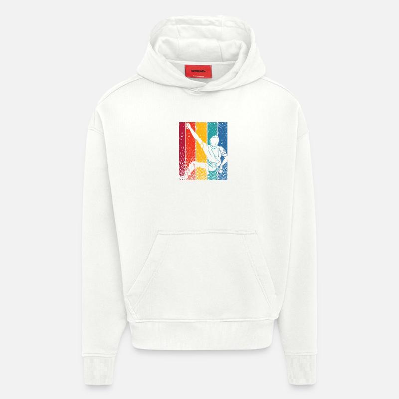 Boulderer Boulder Bouldering - Hoodie- made by SPREAD  - OFF WHITE