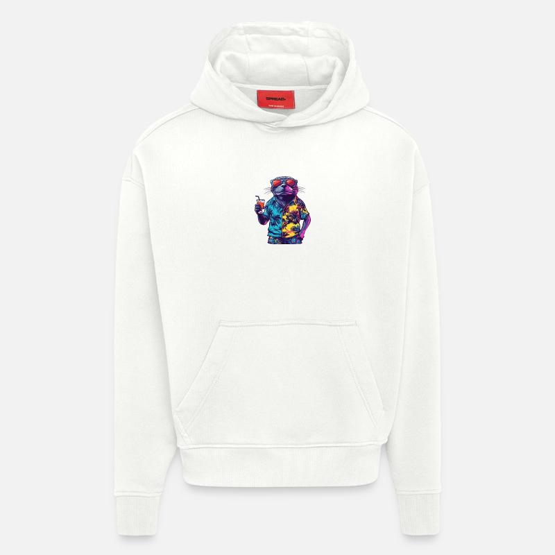Robbe Comic Sommer - Hoodie- made by SPREAD - OFF WHITE