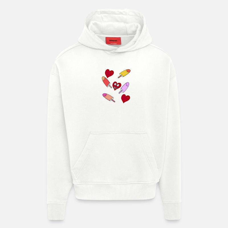 Eis Eiskrem Eiscreme Kinder - Hoodie- made by SPREAD - OFF WHITE