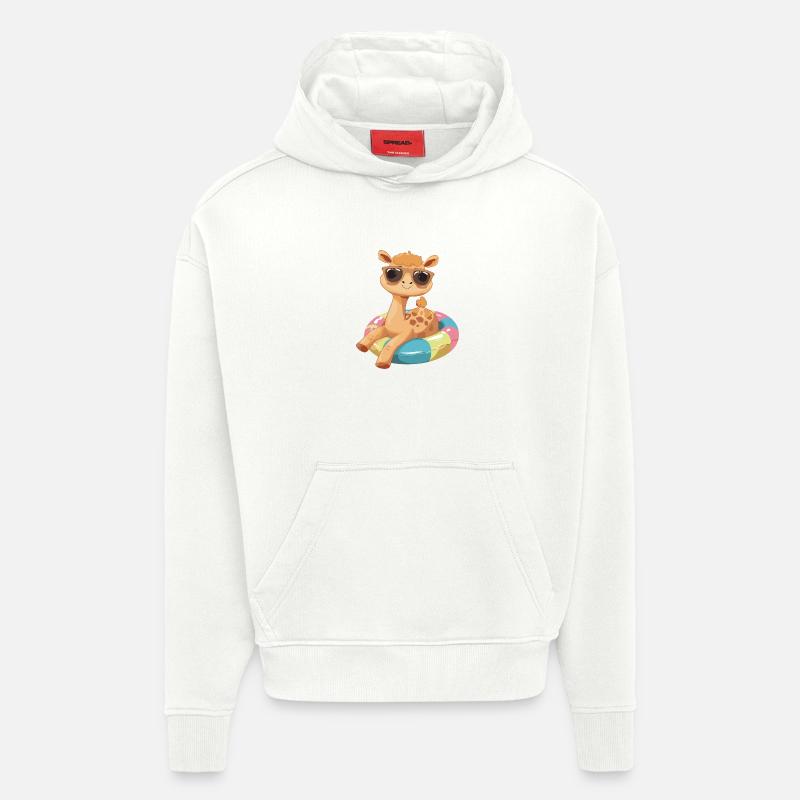 Kamel Comic Cool - Hoodie- made by SPREAD  - OFF WHITE