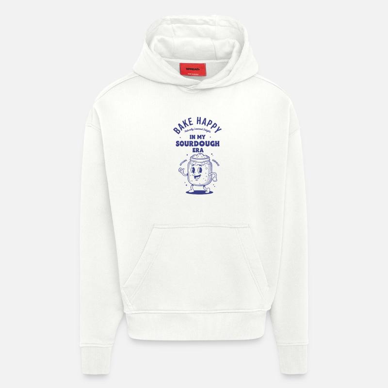 Sourdough Bread Baking Baker Sourdough Era - Hoodie- made by SPREAD  - OFF WHITE