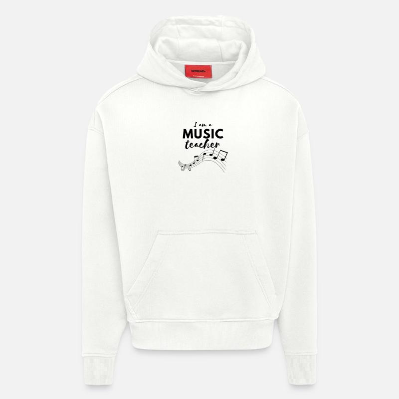 Ich bin eine MUSIKLEHRER-Sammlung - Hoodie- made by SPREAD  - OFF WHITE