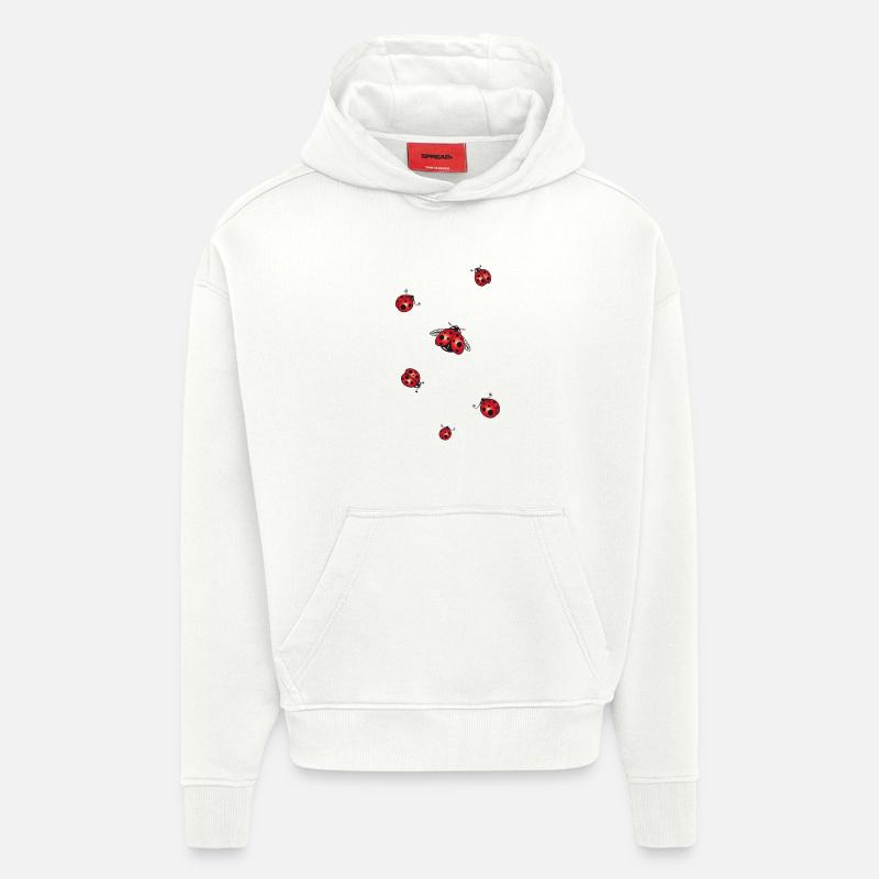 Marienkäfer - Hoodie- made by SPREAD  - OFF WHITE