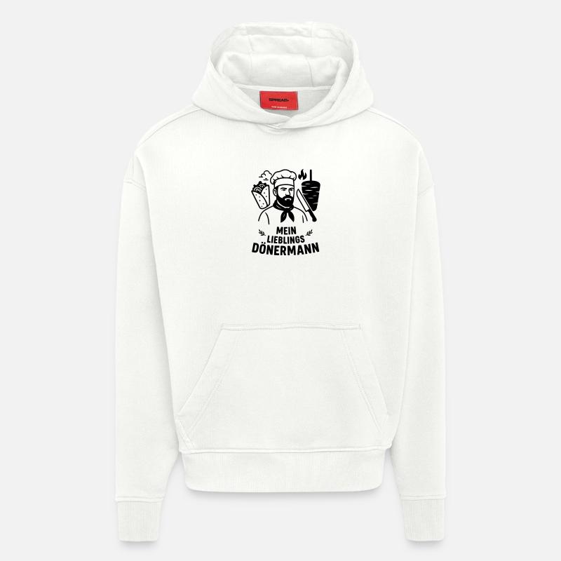 Lieblings Dönermann - Hoodie- made by SPREAD  - OFF WHITE