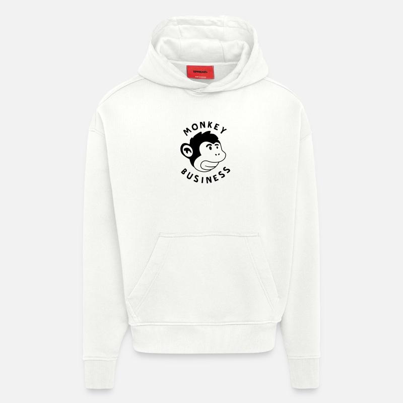 Monkey Business – Affenstarkes Graffiti Jungle - Hoodie- made by SPREAD - OFF WHITE