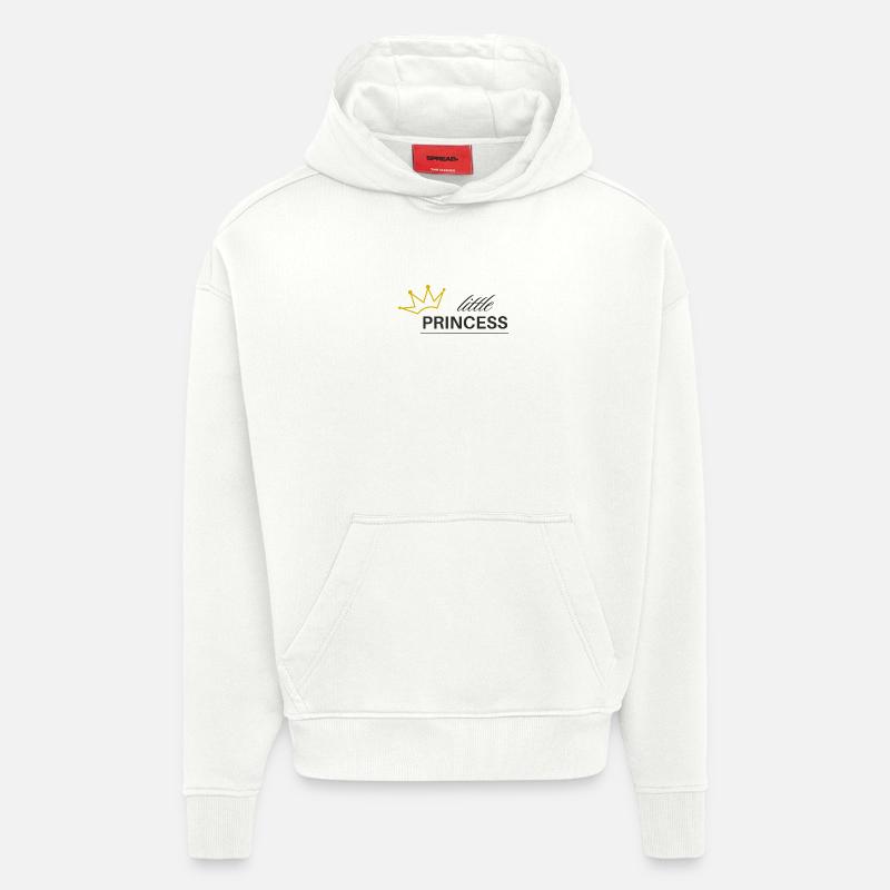 Petite princesse - petite princesse - Sweat à capuche bio épais oversize fabriqué en UE - OFF WHITE