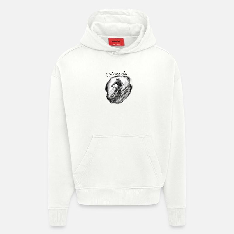 Freerider - Hoodie- made by SPREAD  - OFF WHITE