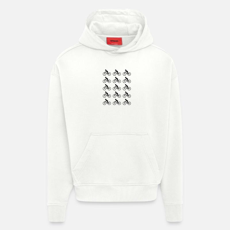 Fahrrad - Hoodie- made by SPREAD  - OFF WHITE