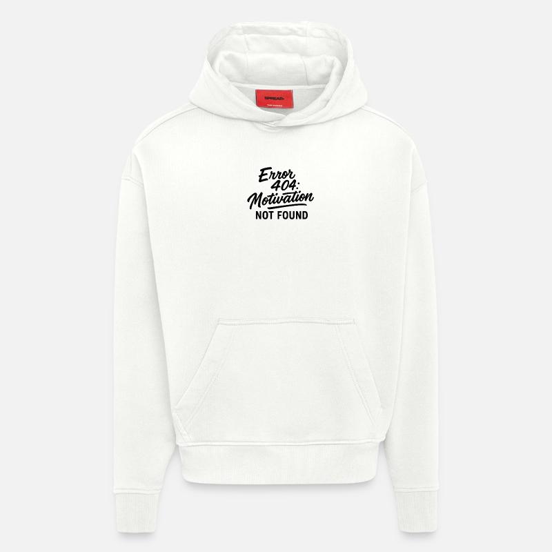 Erreur de justification 404 Conception - Sweat à capuche bio épais oversize fabriqué en UE - OFF WHITE