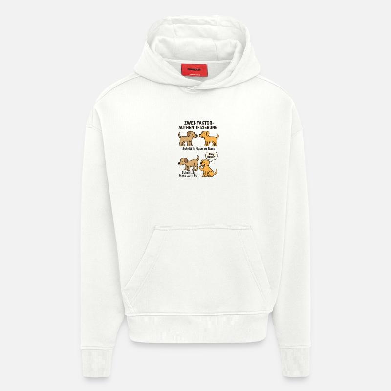 Dog Detection Two-Factor Authentication - Hoodie- made by SPREAD  - OFF WHITE