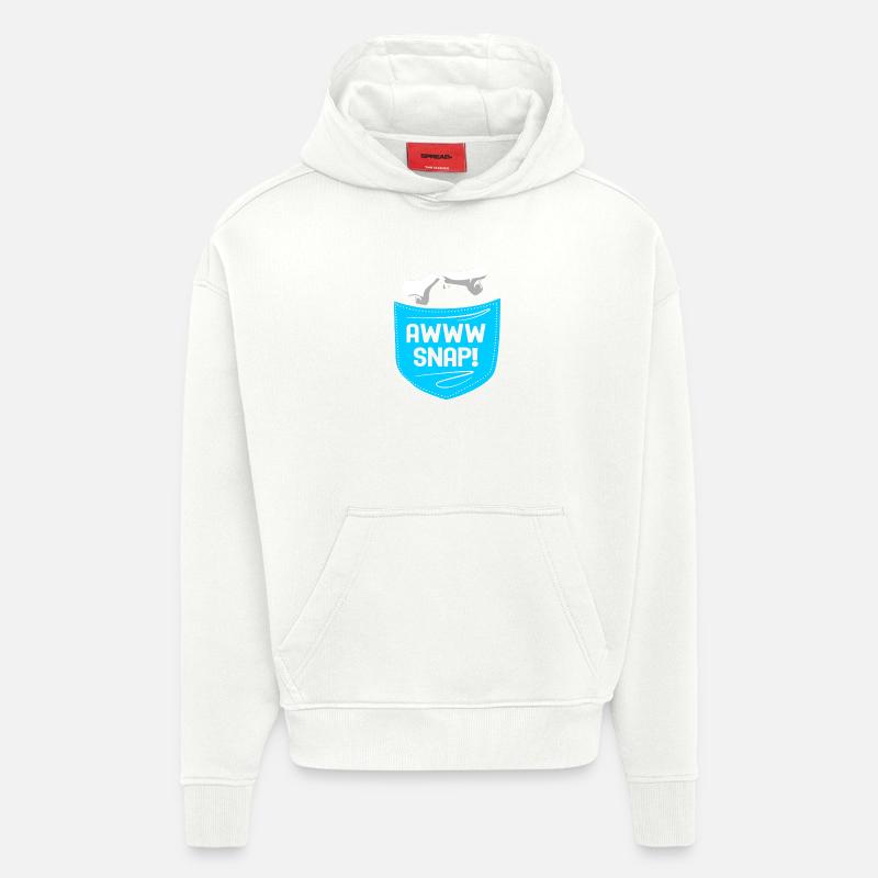 Knochenbruch Halloween Skelett Knochen Armbruch - Hoodie- made by SPREAD  - OFF WHITE