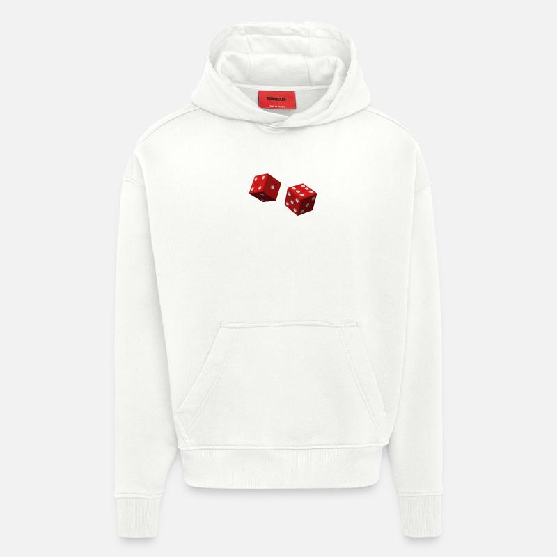 Rote Würfel - Hoodie- made by SPREAD  - OFF WHITE