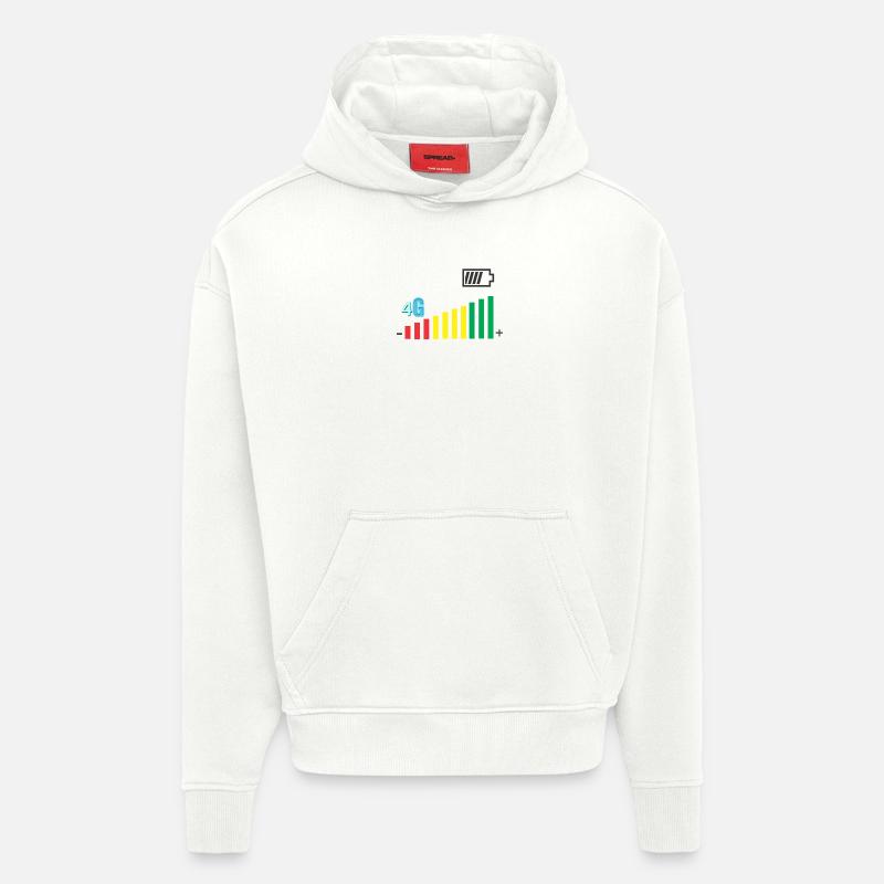 Coverage level - Hoodie- made by SPREAD - OFF WHITE