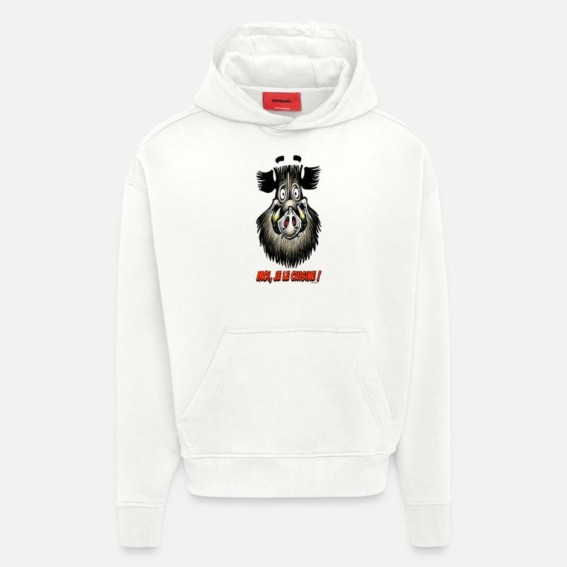 Das Schwein, das mich Kitchen! - Hoodie- made by SPREAD  - OFF WHITE