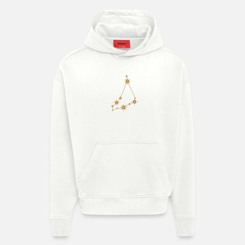 Sternbild Steinbock Sternzeichen Sternzeichen - Hoodie- made by SPREAD  - OFF WHITE