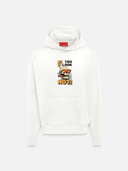 You Look Hot - Hoodie- made by SPREAD - OFF WHITE
