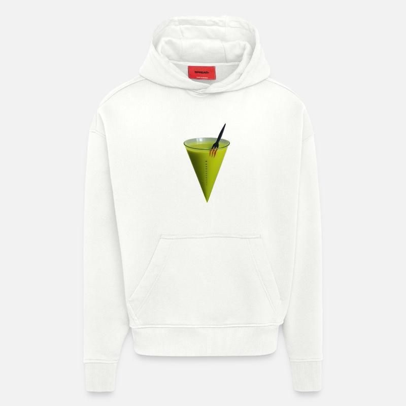 DROGENBEKÄMPFUNG – BELGIEN - Hoodie- made by SPREAD  - OFF WHITE