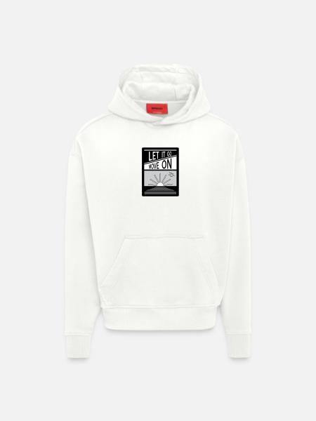 Loslassen. Mach weiter. - Hoodie- made by SPREAD  - OFF WHITE