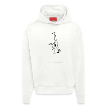 B Boy Skizze - Hoodie- made by SPREAD  - OFF WHITE - Vorne
