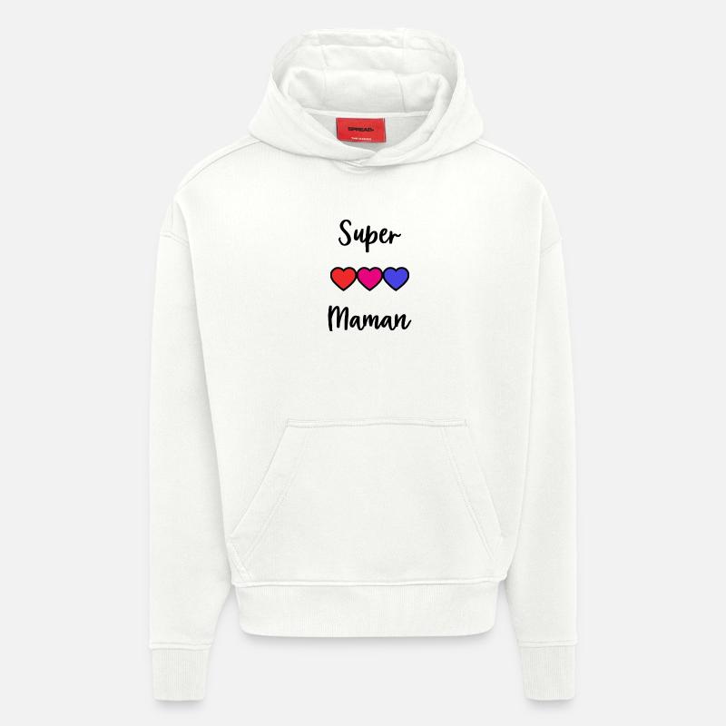 MAMA. MUTTERTAG. SCHÖNEN MUTTERTAG - Hoodie- made by SPREAD  - OFF WHITE