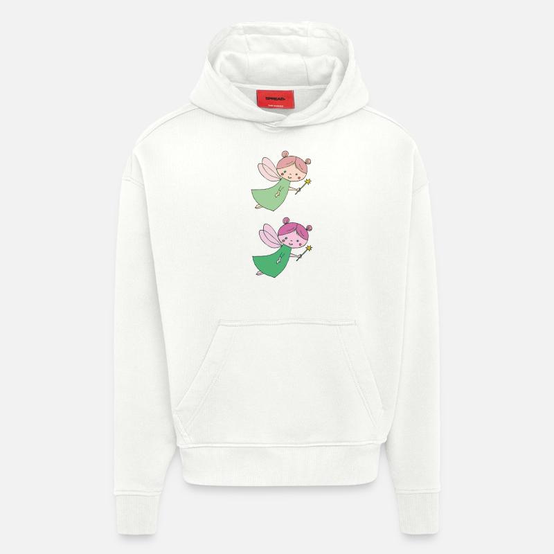 fee doppelt 2 - Hoodie- made by SPREAD  - OFF WHITE