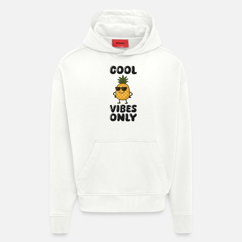 ananas comic - Hoodie- made by SPREAD  - OFF WHITE