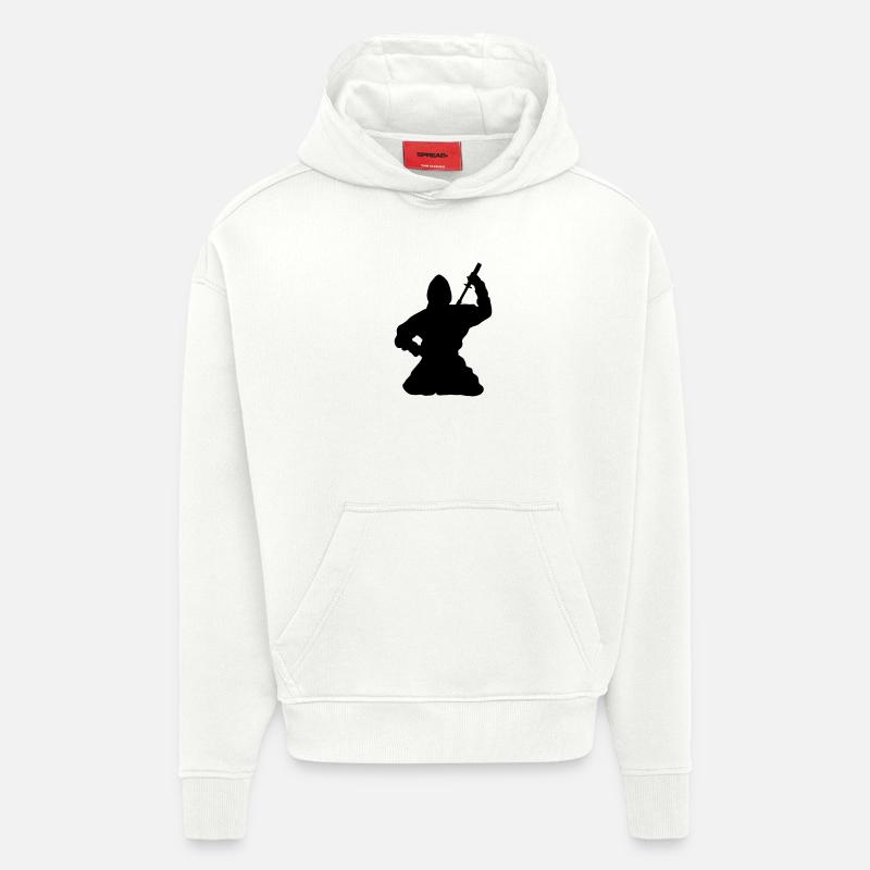 Ninja japanischer Spion oder Attentäter - Hoodie- made by SPREAD  - OFF WHITE