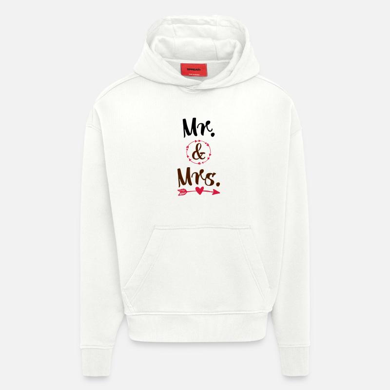 wedding - Hoodie- made by SPREAD - OFF WHITE