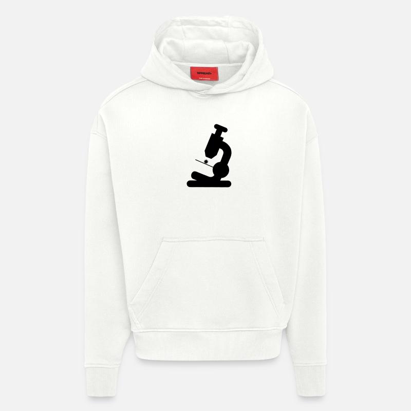 Microscope - Hoodie- made by SPREAD  - OFF WHITE