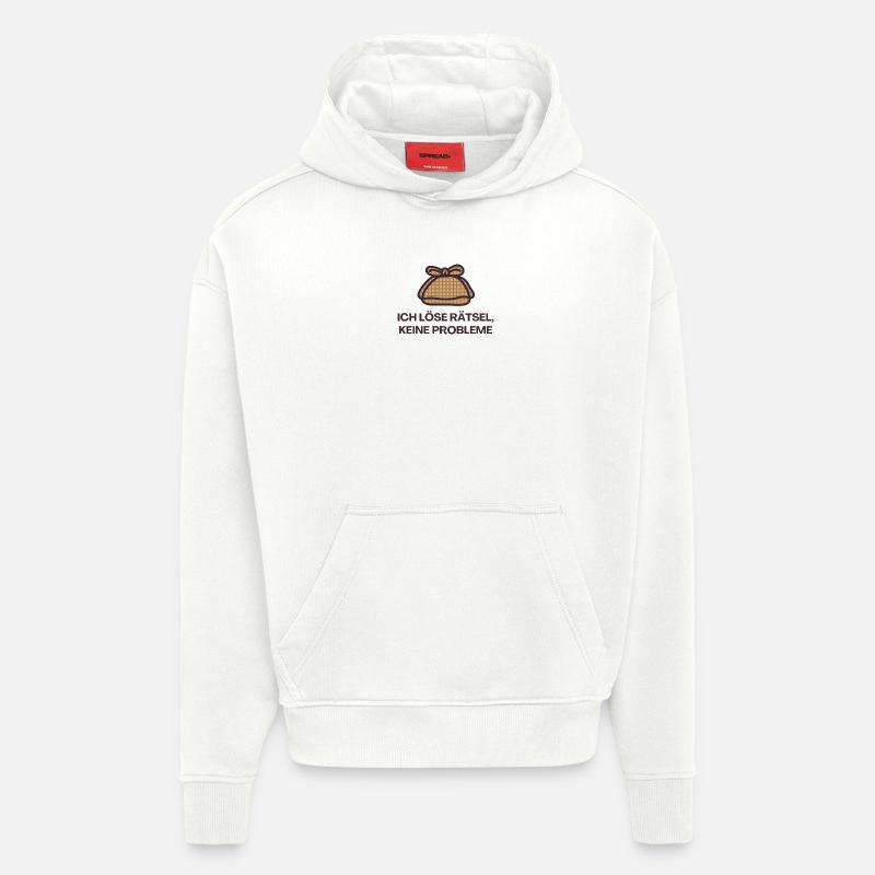 I solve puzzles, no problems - Hoodie- made by SPREAD  - OFF WHITE