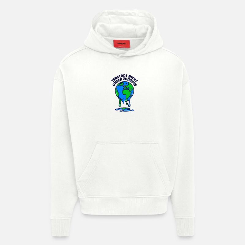 Umwelt Mutter Erde Umweltschutz Statement - Hoodie- made by SPREAD  - OFF WHITE