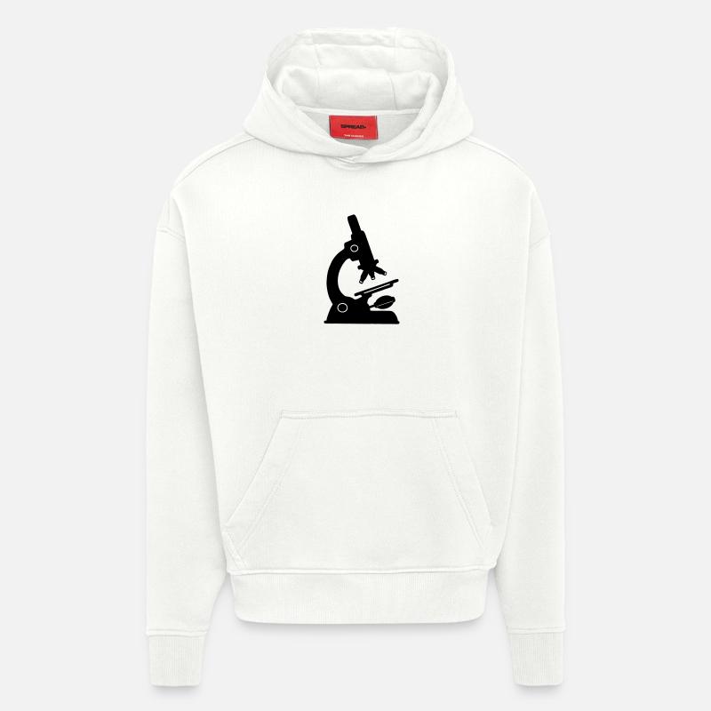 Microscope de laboratoire - Sweat à capuche bio épais oversize fabriqué en UE - OFF WHITE
