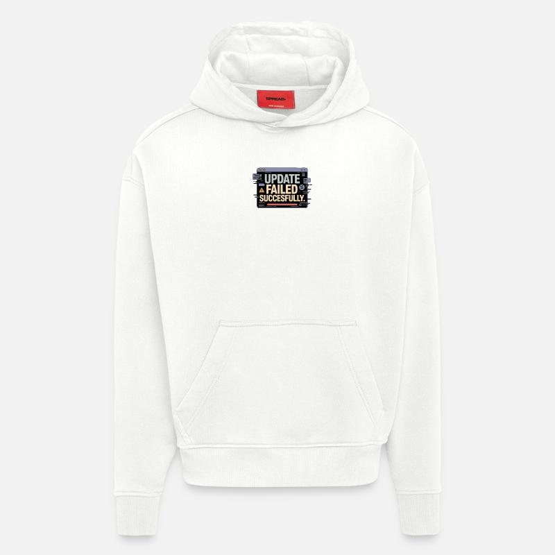 update-failed-successfully - Hoodie- made by SPREAD  - OFF WHITE