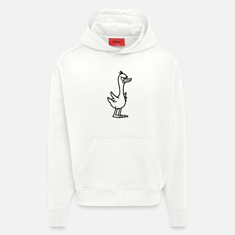 Wütende Gans - Hoodie- made by SPREAD  - OFF WHITE