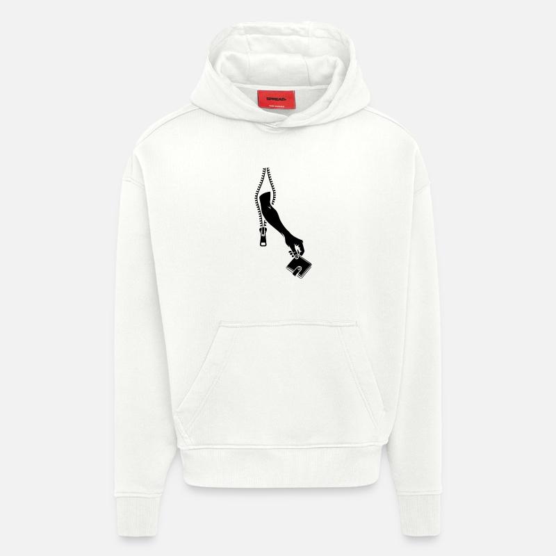 Taschendieb - Hoodie- made by SPREAD  - OFF WHITE