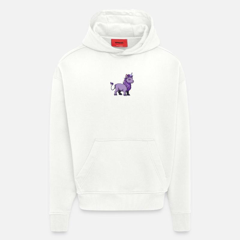 Cornillon - Sweat à capuche bio épais oversize fabriqué en UE - OFF WHITE