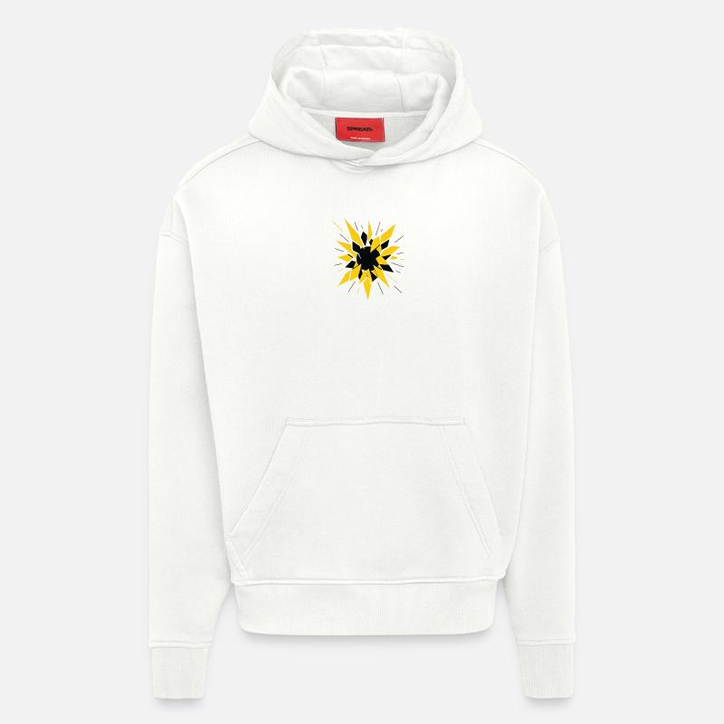 Radioactive Fragmentation – Physik Design - Hoodie- made by SPREAD  - OFF WHITE