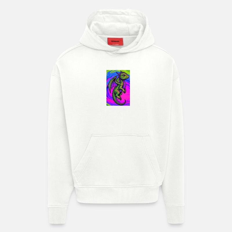 Drache - Hoodie- made by SPREAD  - OFF WHITE