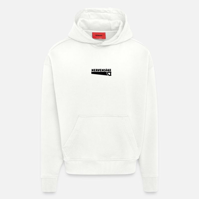 Lustige Sprüche Nervensäge - Hoodie- made by SPREAD  - OFF WHITE