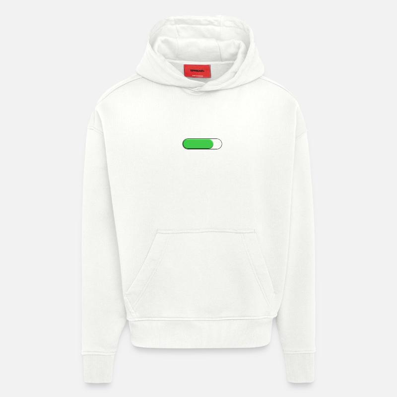 Petite Verte gauge (loading) - Hoodie- made by SPREAD  - OFF WHITE