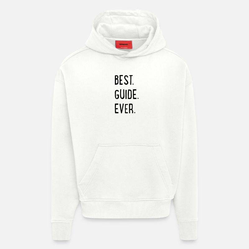 BEST GUIDE EVER - Hoodie- made by SPREAD - OFF WHITE